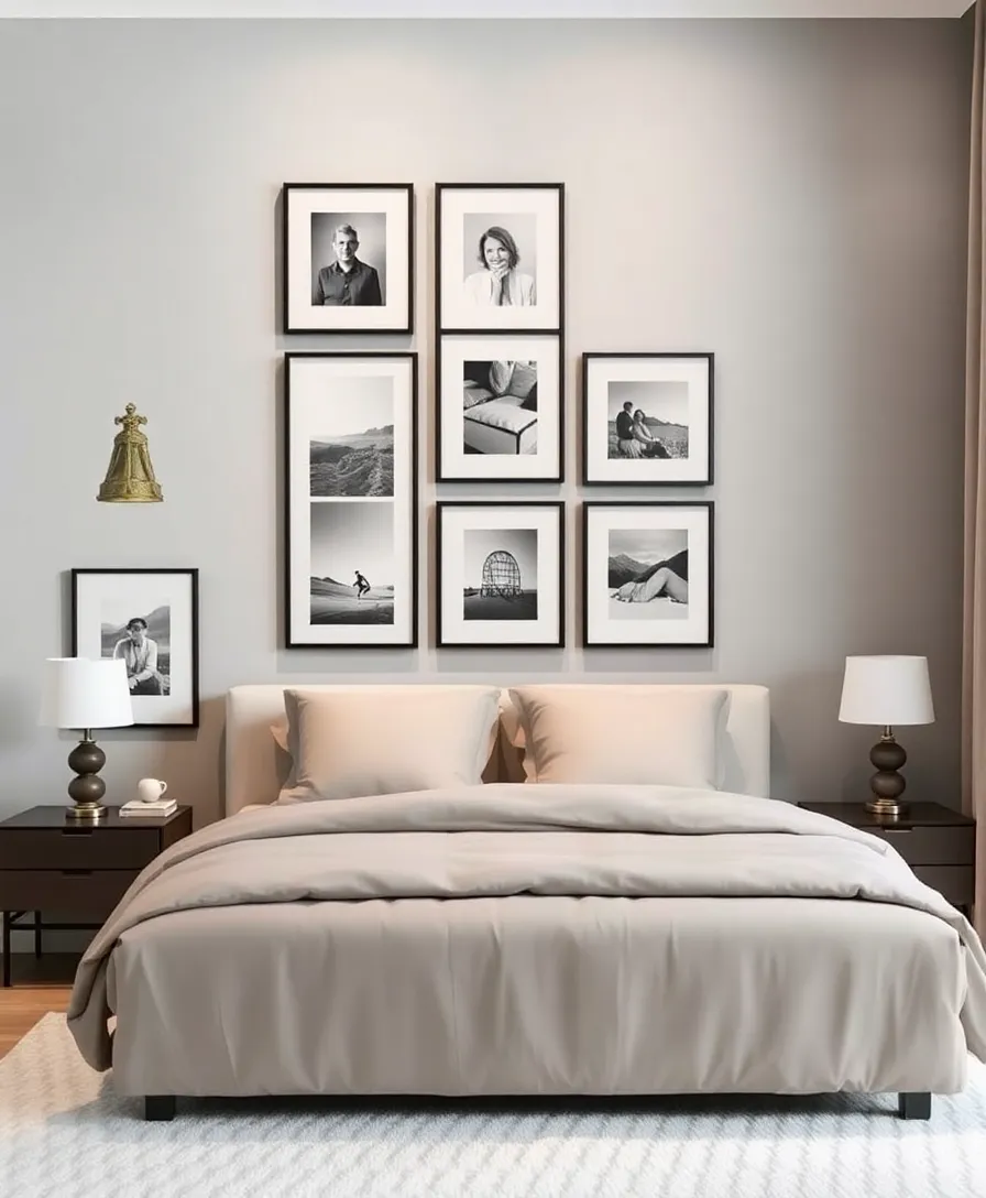 15 Stunning Wall Art Ideas That Will Transform Your Girl's Bedroom Into a Dreamy Paradise! - 10. Classic Black and White Photography