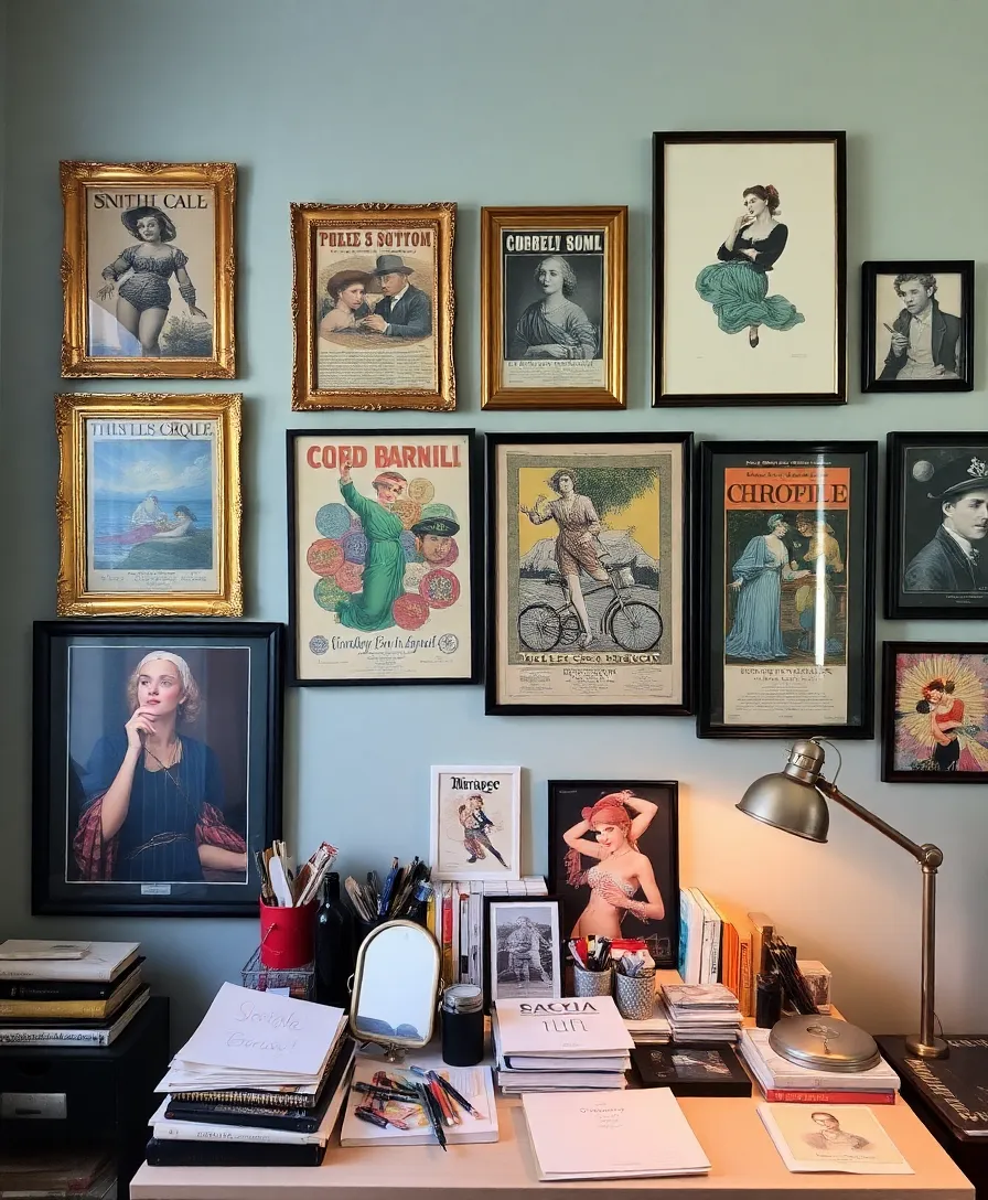 15 Stunning Wall Art Ideas That Will Transform Your Girl's Bedroom Into a Dreamy Paradise! - 6. Vintage-Inspired Posters
