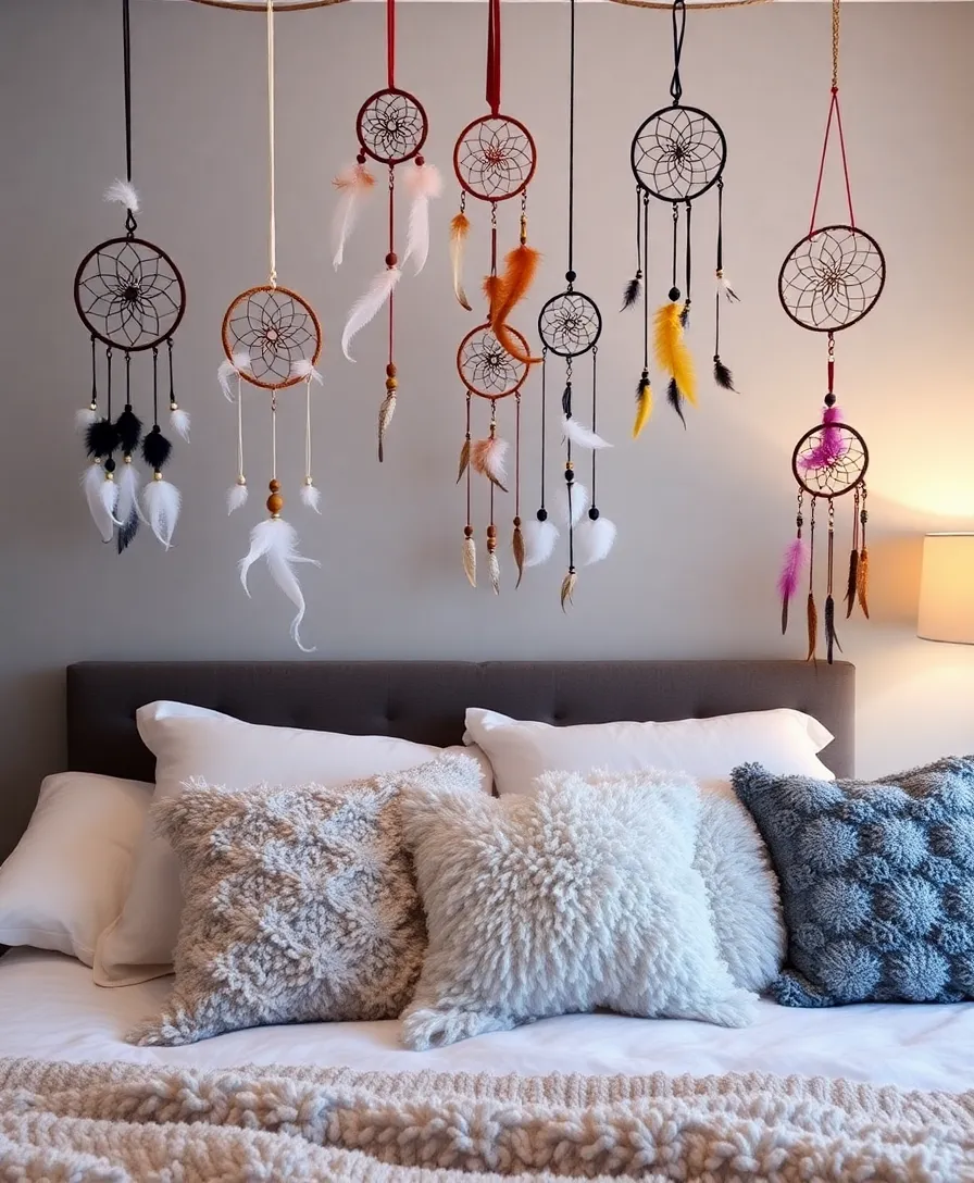 15 Stunning Wall Art Ideas That Will Transform Your Girl's Bedroom Into a Dreamy Paradise! - 7. Ethereal Dreamcatchers