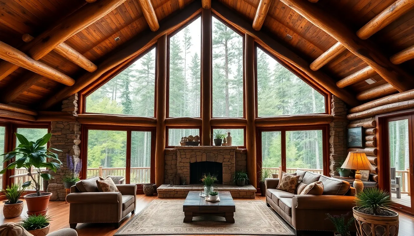 22 Nature-Inspired Log Cabin Homes Interior Ideas to Bring the Outdoors In!