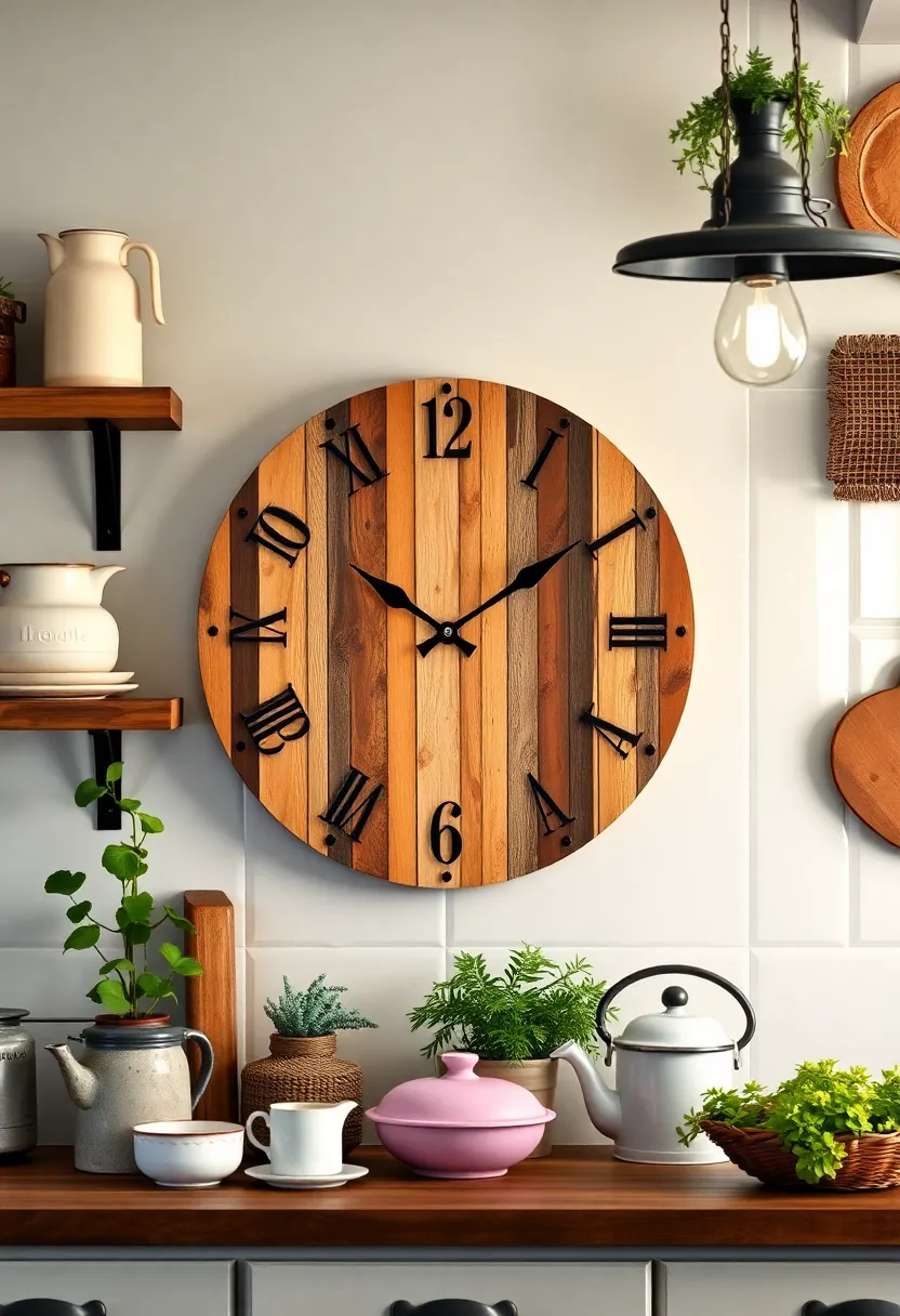 10 Eye-Catching Decorative Wall Clocks Every Home Needs (You Won't Believe #3!) - 2. The Rustic Charm Clock
