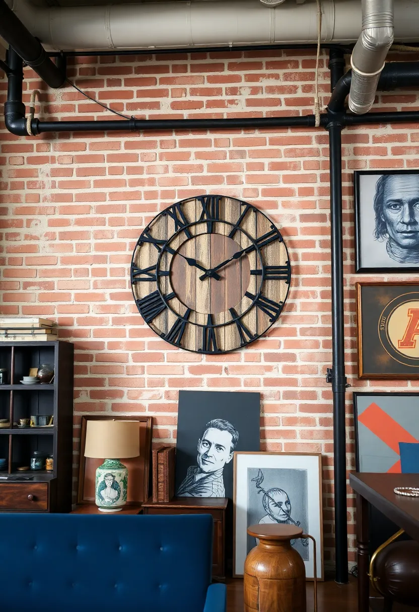 10 Eye-Catching Decorative Wall Clocks Every Home Needs (You Won't Believe #3!) - 6. The Vintage Industrial Clock