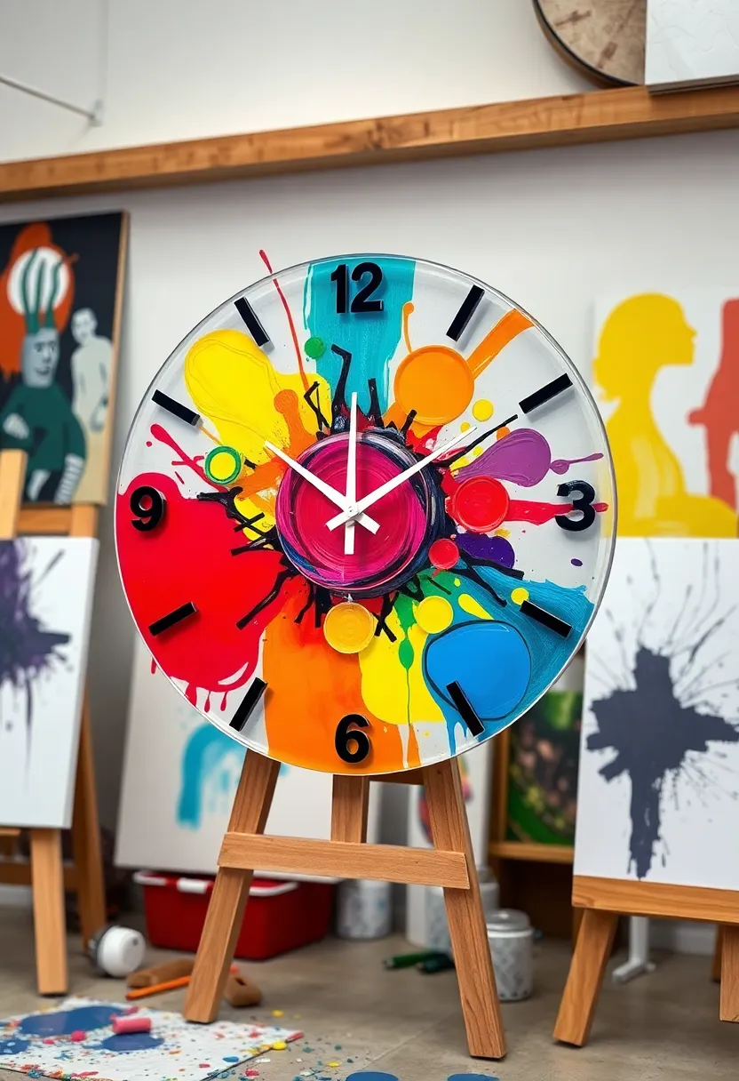 10 Eye-Catching Decorative Wall Clocks Every Home Needs (You Won't Believe #3!) - 7. The Artistic Abstract Clock