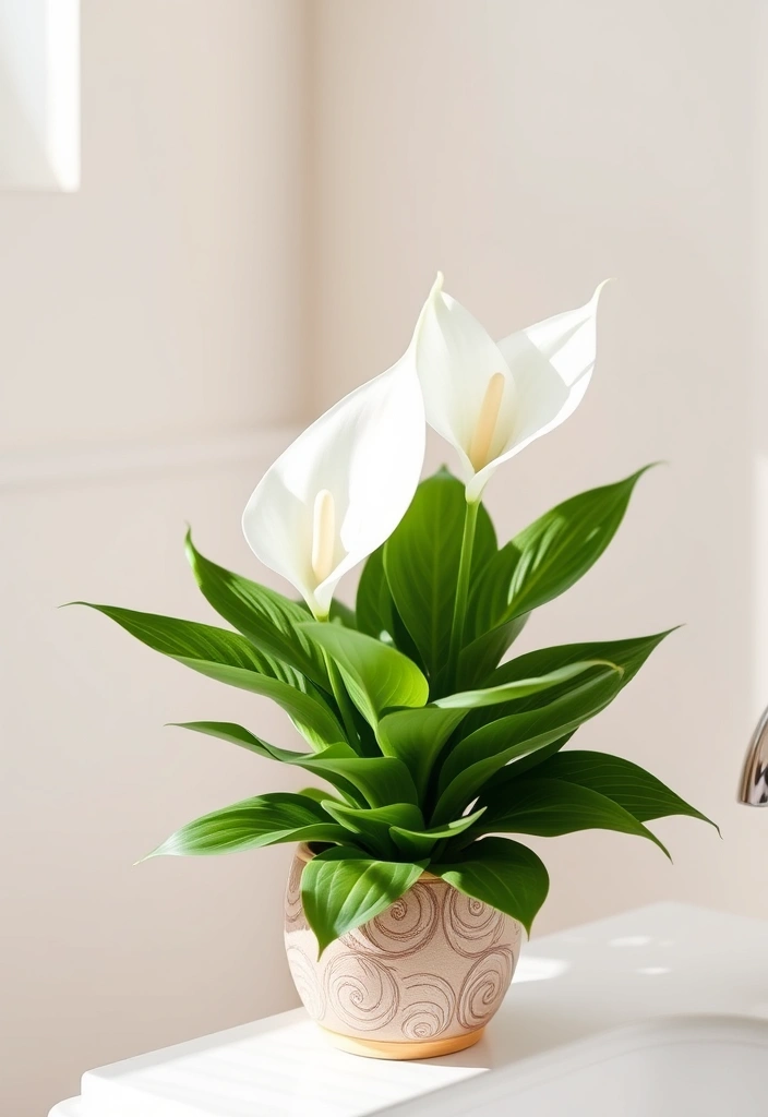 10 Indoor Plants So Easy to Care For, You'll Wonder Why You Didn't Start Sooner! - 5. Peace Lily (Spathiphyllum)