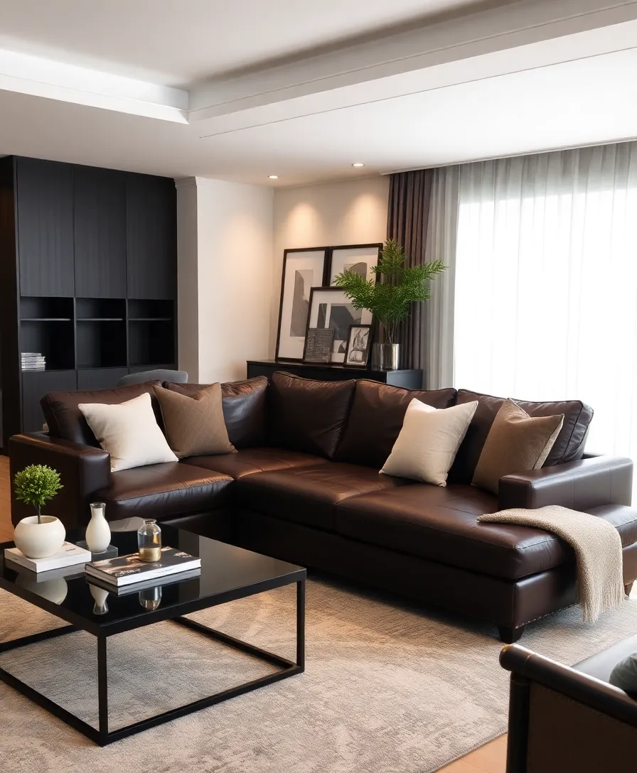 10 Luxurious Corner Sofa Sets That Will Make You Feel Like Royalty! - 4. Luxe Leather