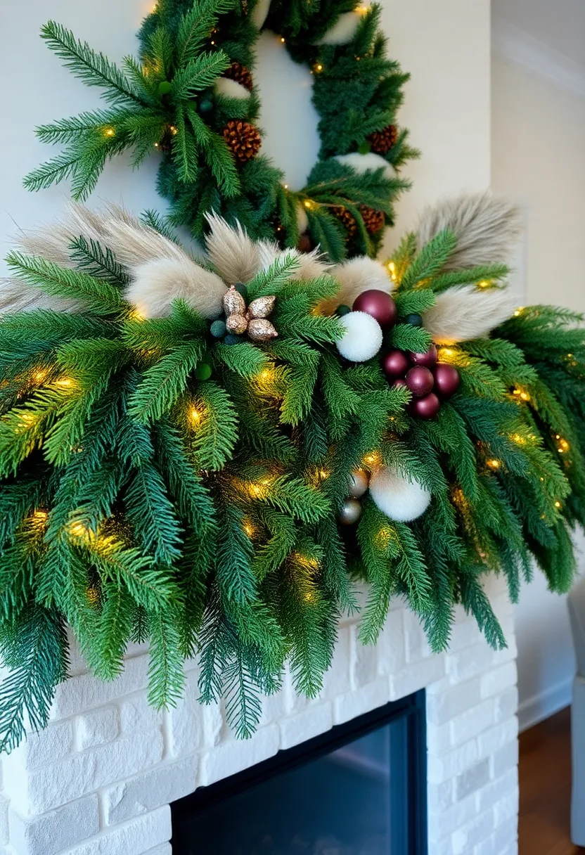 10 Winter Styling Tips for a Mantle That Will Leave You Inspired! - 9. Use Layers of Greenery