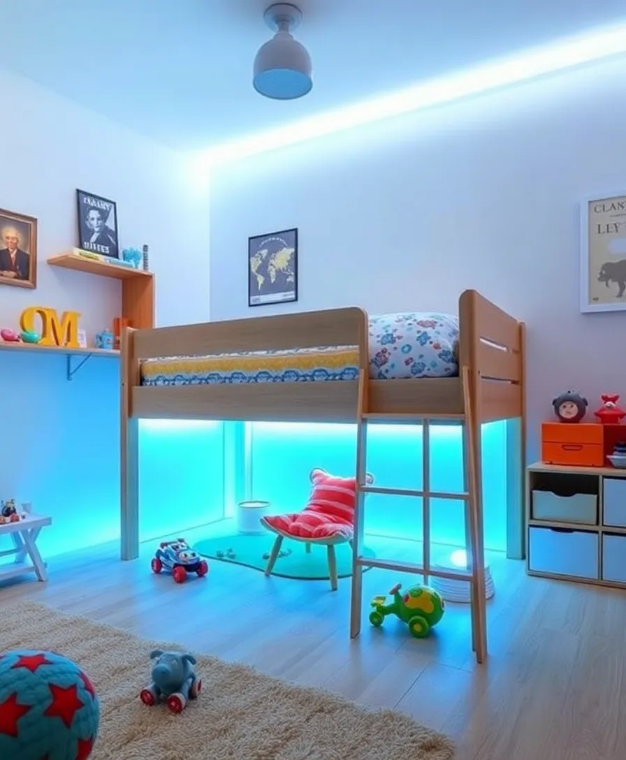 13 Cozy Children's Lights That'll Transform Their Room Into a Dreamland! - 9. Under-Bed Lighting
