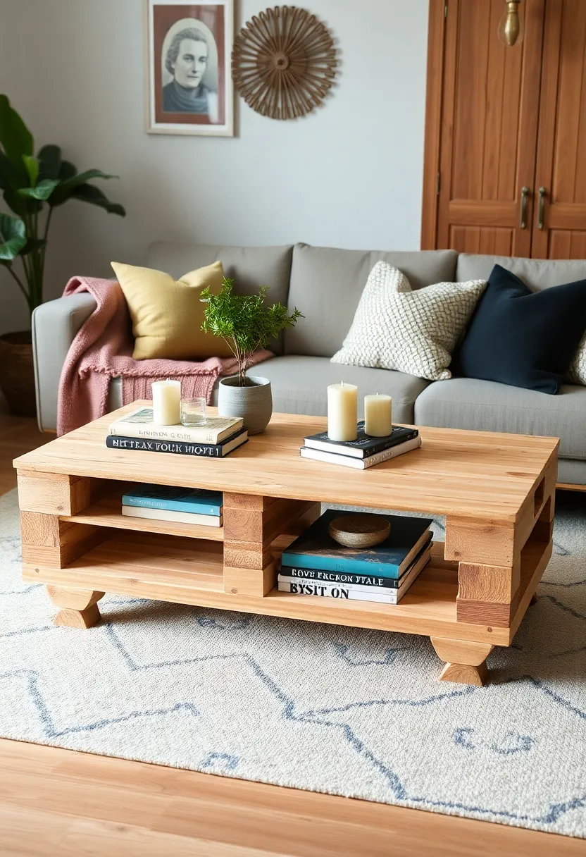 14 Budget-Friendly Sustainable Decor Ideas That Are Good for the Planet (You'll Love #6!) - 1. Upcycled Wooden Pallet Furniture