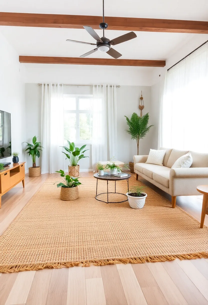 14 Budget-Friendly Sustainable Decor Ideas That Are Good for the Planet (You'll Love #6!) - 8. Natural Fiber Rugs