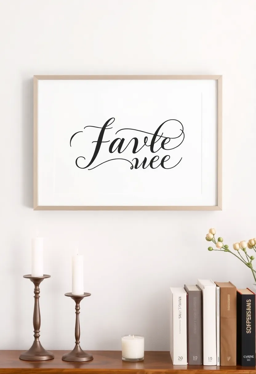 14 Heartfelt Valentine's Wall Decor Ideas That Will Make You Swoon! - 13. Personalized Name Art