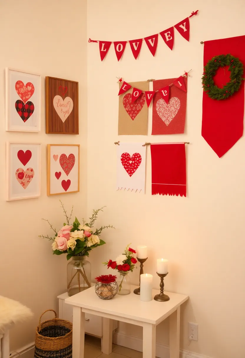 14 Heartfelt Valentine's Wall Decor Ideas That Will Make You Swoon! - 14. Seasonal Love Decor