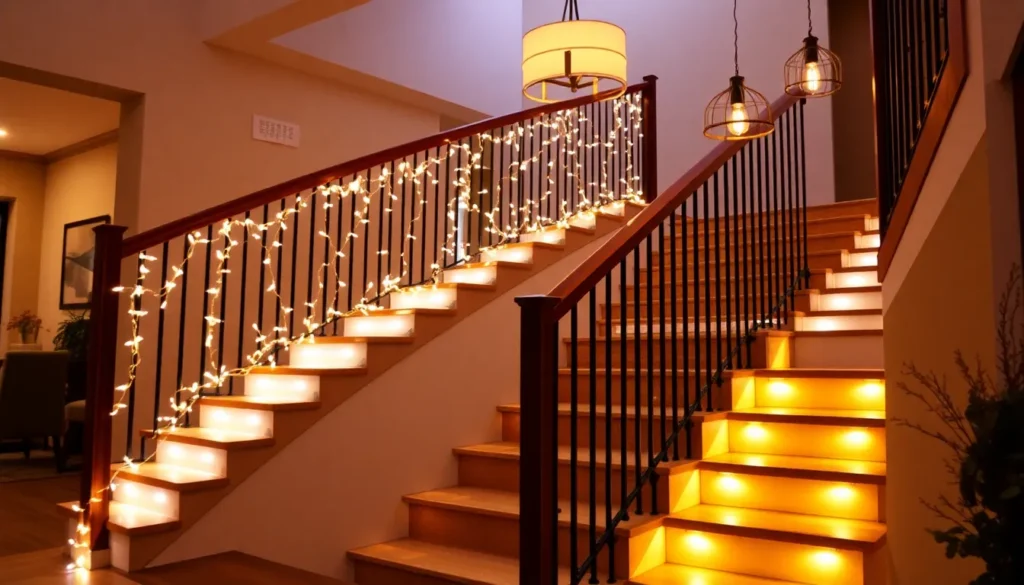 14 Magical Staircase Lighting Ideas That Will Illuminate Your Home (Don't Miss #7!)