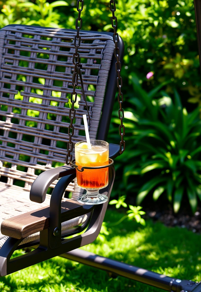 14 Must-Have Accessories for Your Swing Chair That Will Elevate Your Relaxation Game! - 13. Stylish Drink Holders