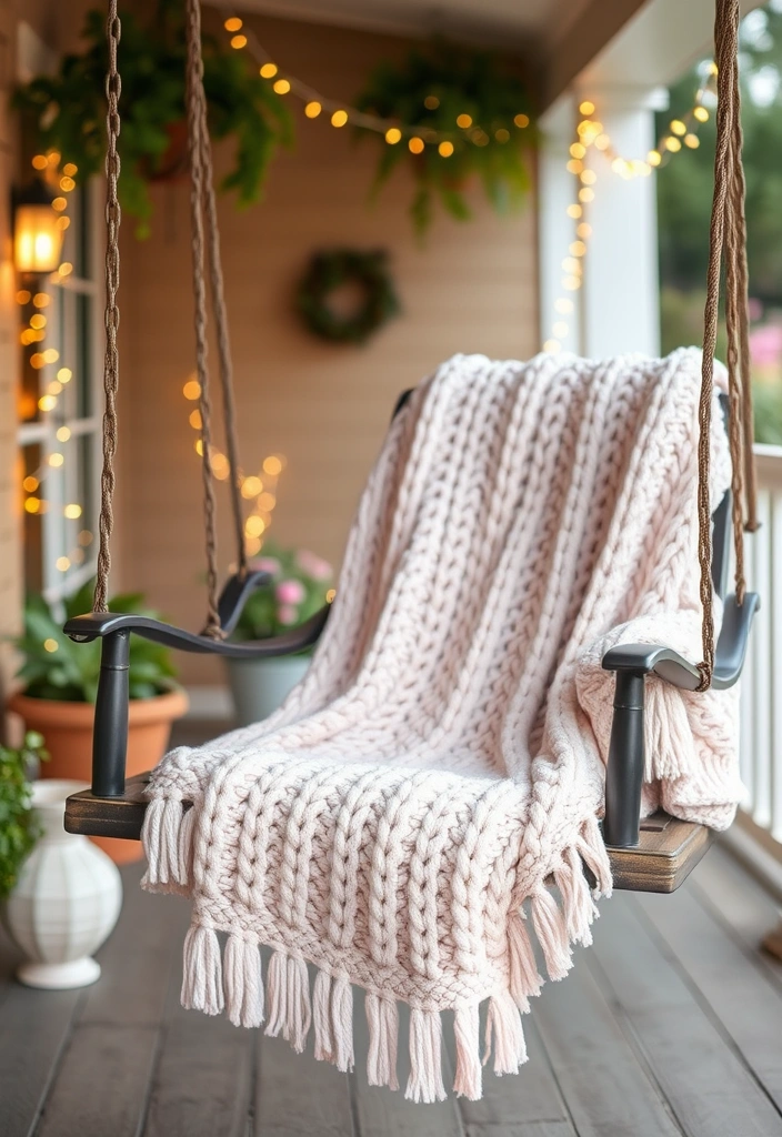 14 Must-Have Accessories for Your Swing Chair That Will Elevate Your Relaxation Game! - 2. Cozy Throw Blankets