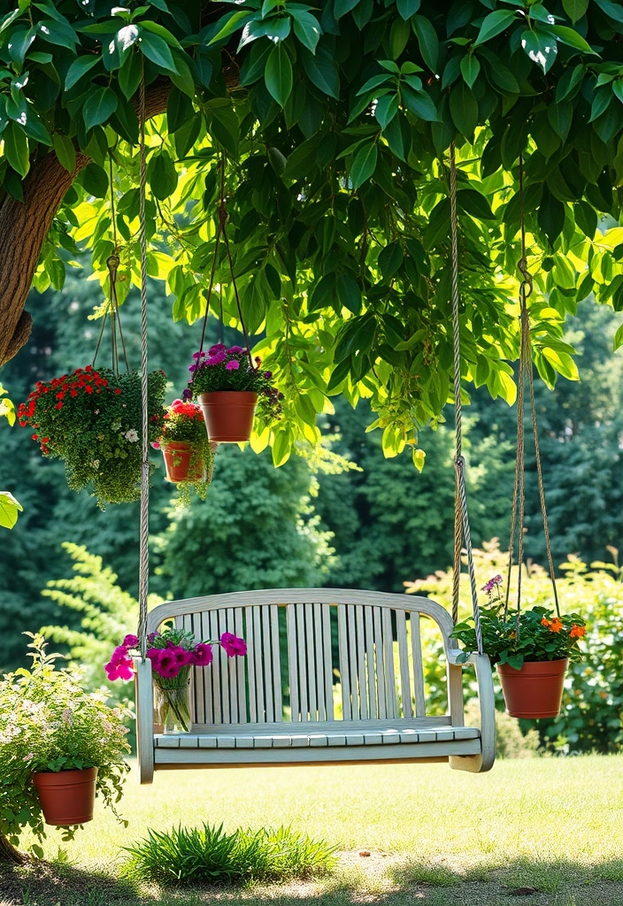 14 Must-Have Accessories for Your Swing Chair That Will Elevate Your Relaxation Game! - 3. Stylish Hanging Planters