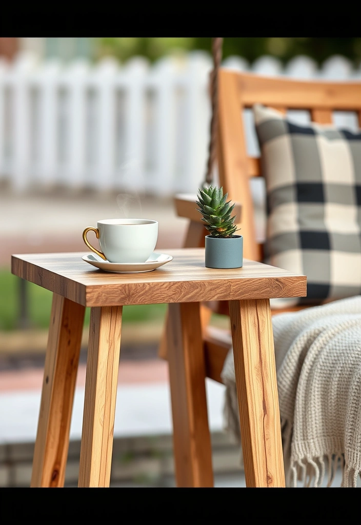 14 Must-Have Accessories for Your Swing Chair That Will Elevate Your Relaxation Game! - 4. Decorative Side Tables