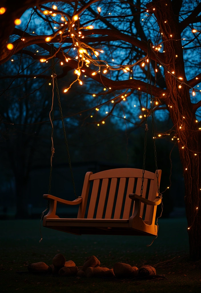 14 Must-Have Accessories for Your Swing Chair That Will Elevate Your Relaxation Game! - 5. String Lights for Ambiance