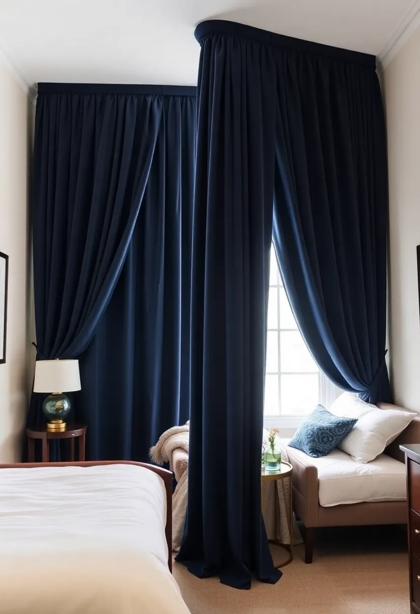15 Luxurious Dorm Room Ideas That'll Make You Feel Like Royalty (Wait Until You See #9!) - 11. Luxe Curtains