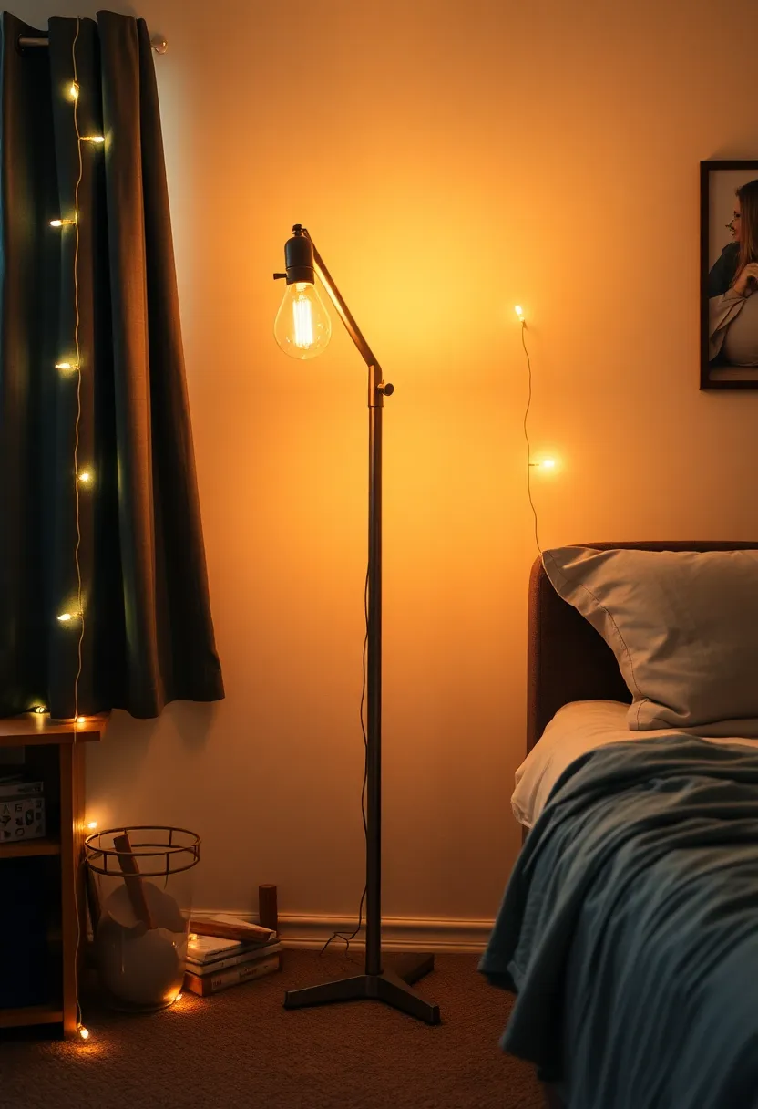 15 Luxurious Dorm Room Ideas That'll Make You Feel Like Royalty (Wait Until You See #9!) - 6. Chic Lighting