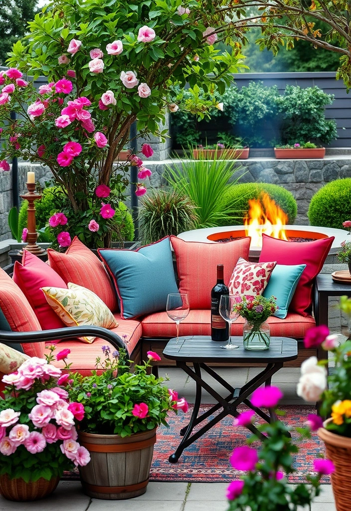 15 Romantic Valentine Garden Decor Ideas That Will Make Your Heart Bloom! - 6. Romantic Outdoor Seating