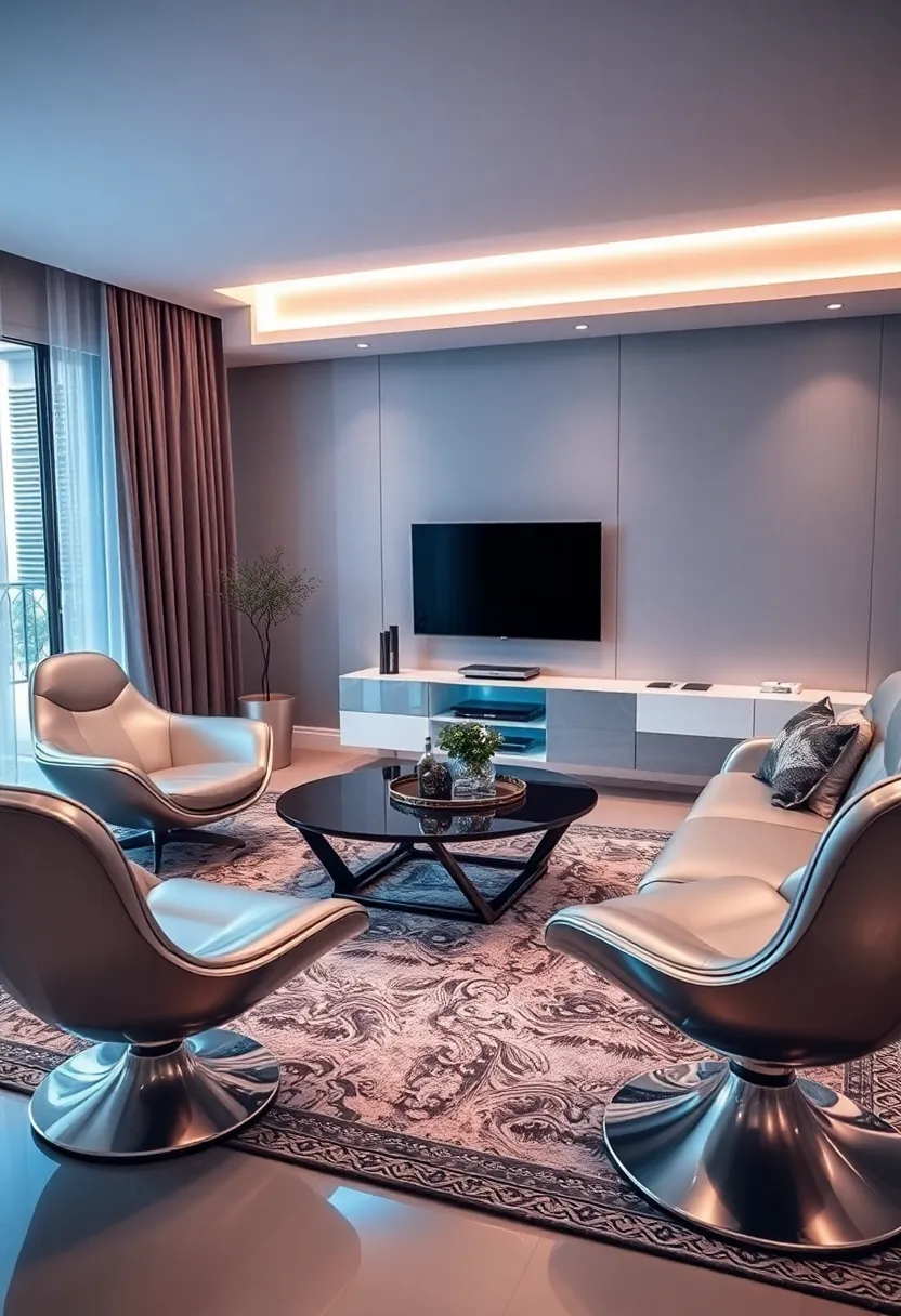 17 Tech-Inspired TV Stand Decor Ideas for the Ultimate Geek Chic (Check Out #9!) - 12. Futuristic Furniture