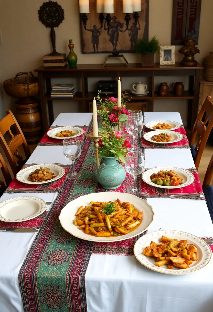 17 Themed Dining Room Table Decor Ideas That Will Make Every Meal Feel Special (Especially #4!) - 14. Cultural Heritage Celebration