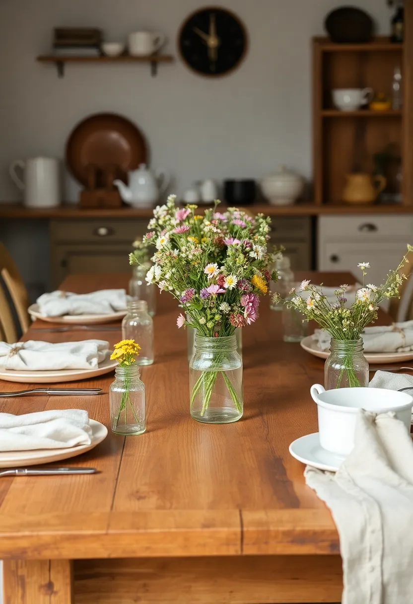 17 Themed Dining Room Table Decor Ideas That Will Make Every Meal Feel Special (Especially #4!) - 17. Farmhouse Chic