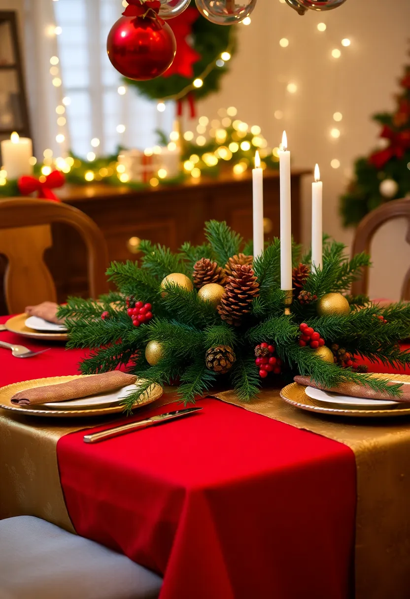 17 Themed Dining Room Table Decor Ideas That Will Make Every Meal Feel Special (Especially #4!) - 6. Festive Holiday Cheer