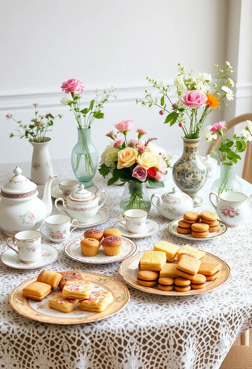 17 Themed Dining Room Table Decor Ideas That Will Make Every Meal Feel Special (Especially #4!) - 8. Vintage Tea Party