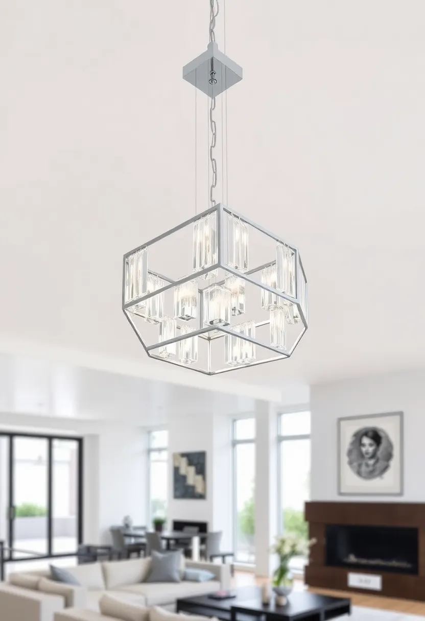 19 Jaw-Dropping Crystal Chandeliers That Sparkle Like Stars (Get Ready for #11!) - 2. Modern Minimalism