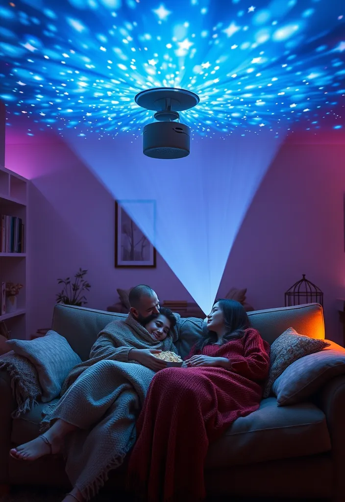 7 Enchanting February Lighting Decor Ideas That'll Wow Your Valentine! - 5. Soft Light Projectors