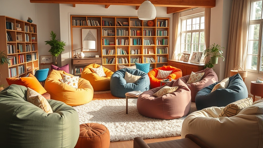 10 Cozy Bean Bag Chair Designs That Will Transform Your Living Room Into a Relaxation Paradise!