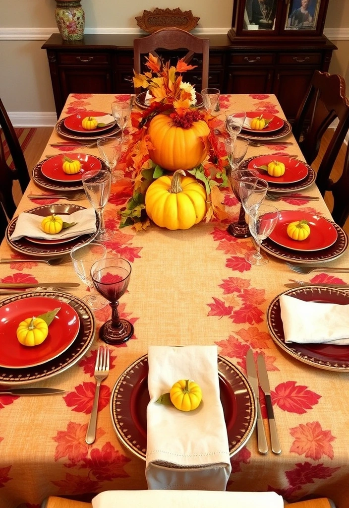 10 Elegant Dining Table Decor Ideas for 6 to Impress Everyone (Don't Miss #3!) - 4. Seasonal Sensations