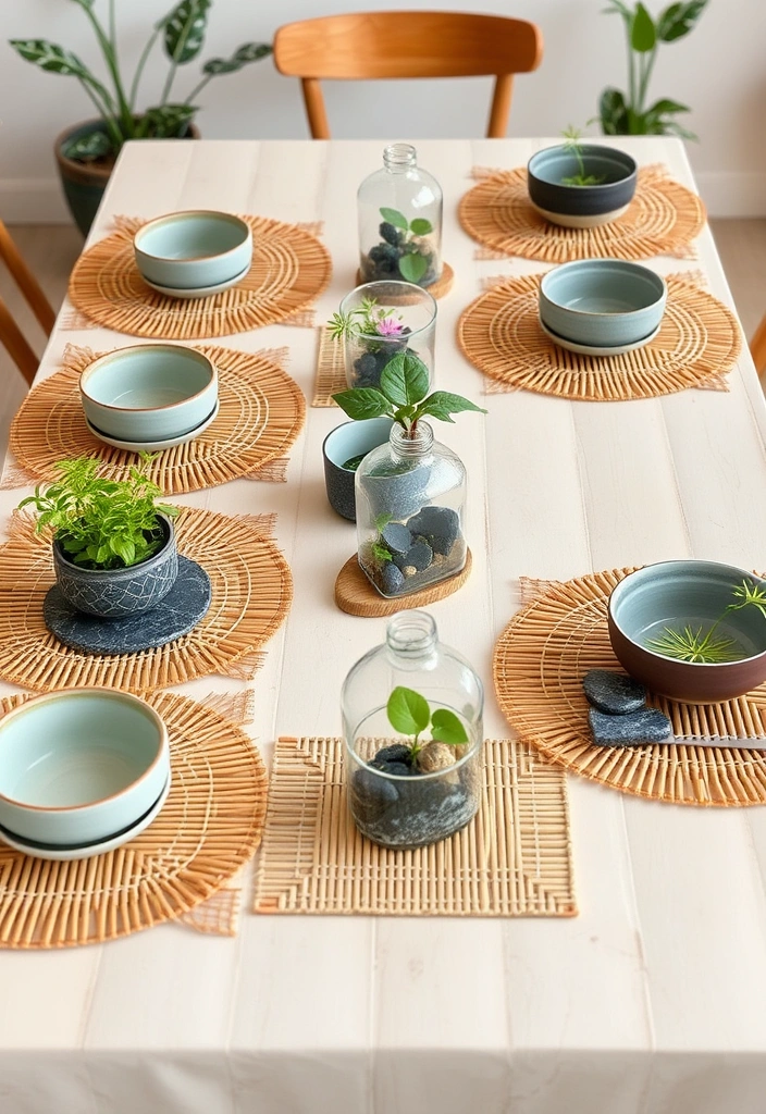 10 Elegant Dining Table Decor Ideas for 6 to Impress Everyone (Don't Miss #3!) - 8. Nature-Inspired