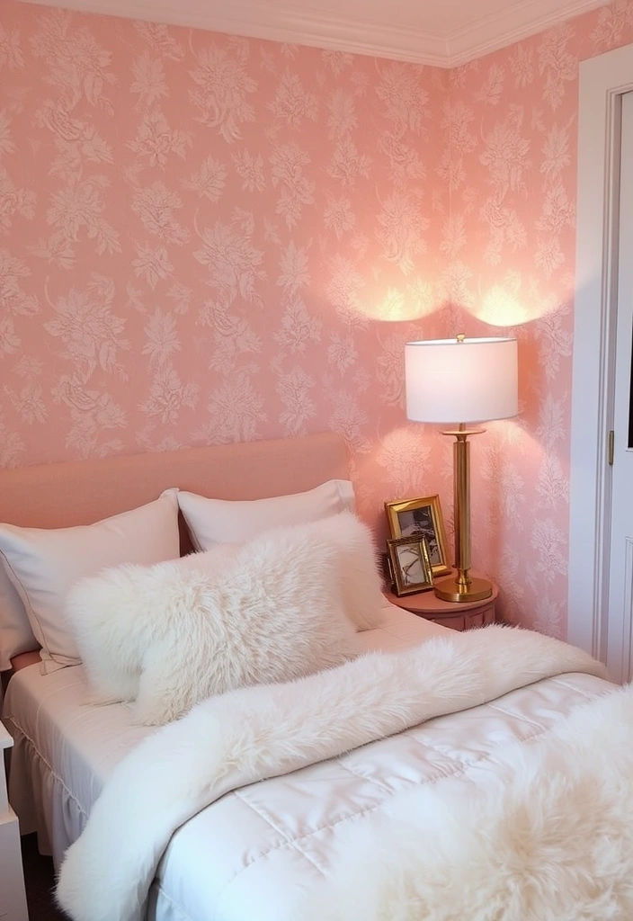 10 Pastel Wallpapers That Will Make Your Small Rooms Feel Bigger and Brighter! - 2. Blush Pink Elegance