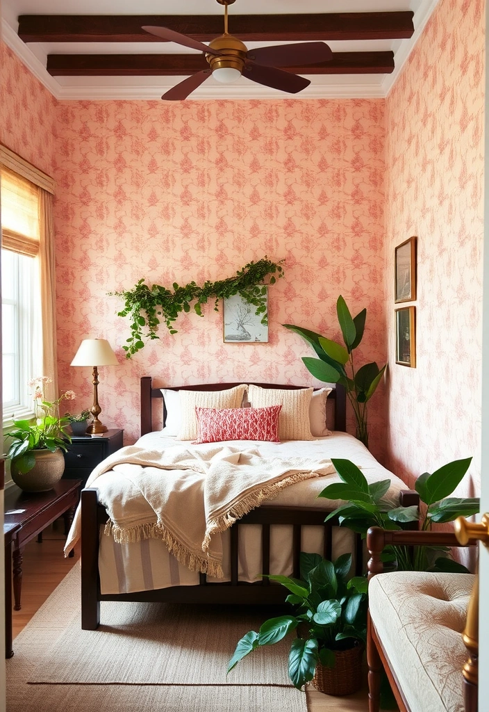 10 Pastel Wallpapers That Will Make Your Small Rooms Feel Bigger and Brighter! - 6. Soft Peach Perfection