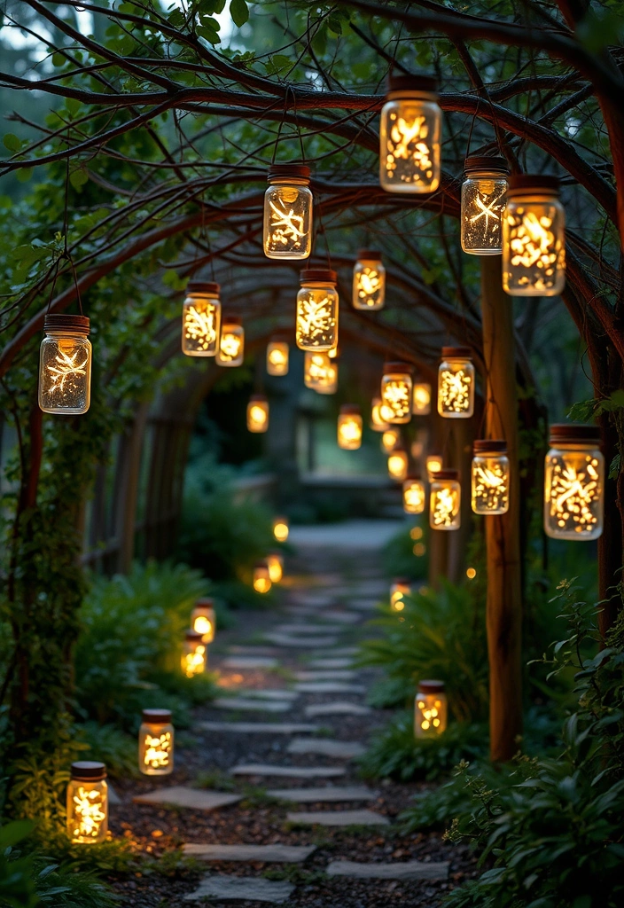 11 Outdoor DIY Valentine’s Day Decor Ideas to Make Your Garden Shine! - 2. Romantic Lanterns