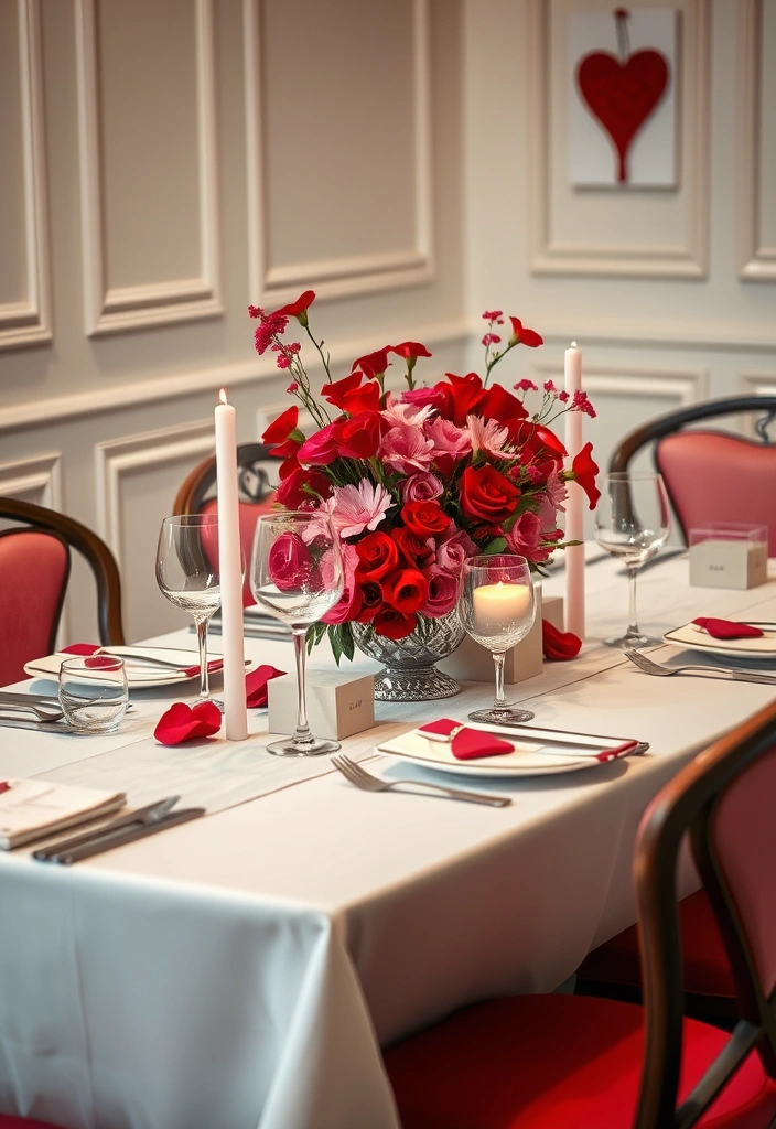 12 Creative Valentine's Day Decor Ideas That Will Make Your Home Pop! - 2. Romantic Table Centerpieces