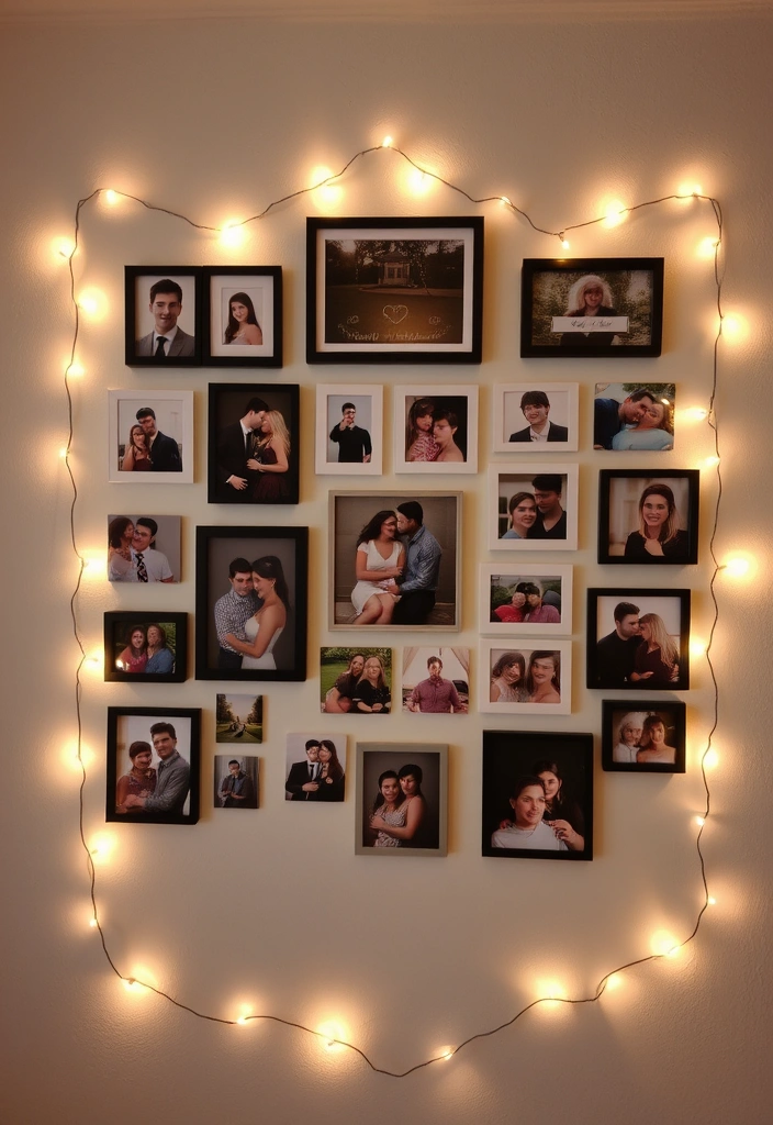 12 Creative Valentine's Day Decor Ideas That Will Make Your Home Pop! - 6. Romantic Photo Collage