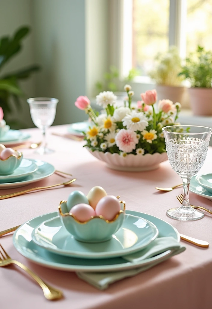 12 Stunning Easter Table Decor Ideas That Will Wow Your Guests (You Won't Believe #5!) - 1. Pastel Perfection