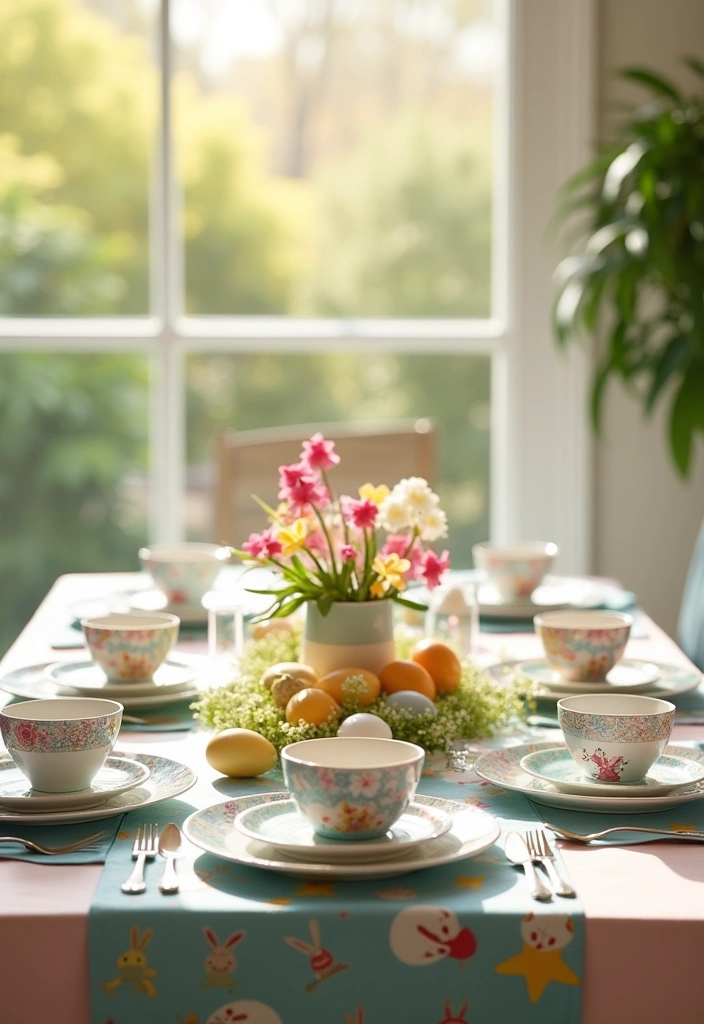 12 Stunning Easter Table Decor Ideas That Will Wow Your Guests (You Won't Believe #5!) - 12. Themed Dinnerware Sets