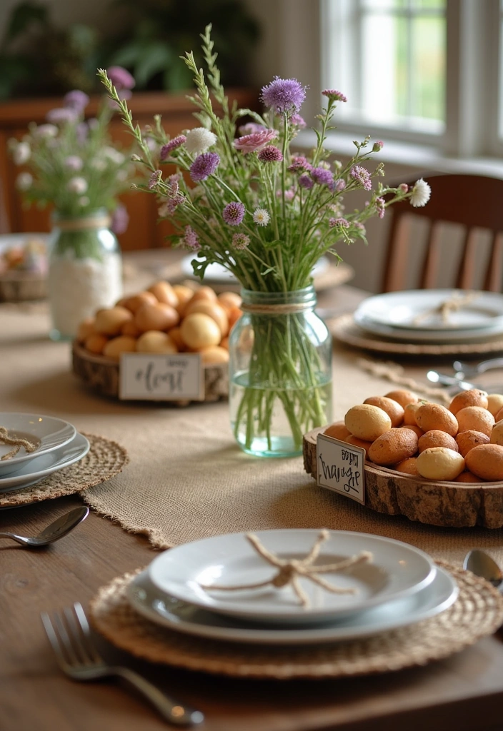 12 Stunning Easter Table Decor Ideas That Will Wow Your Guests (You Won't Believe #5!) - 2. Rustic Charm