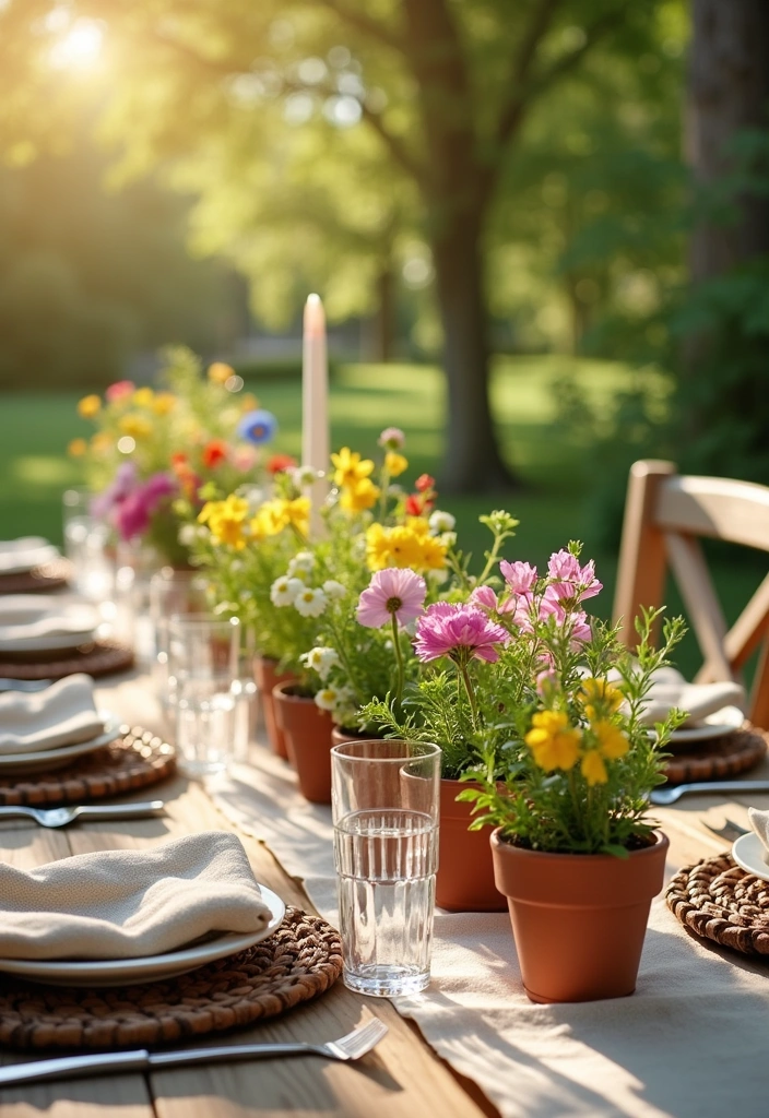 12 Stunning Easter Table Decor Ideas That Will Wow Your Guests (You Won't Believe #5!) - 7. Garden Party Vibes