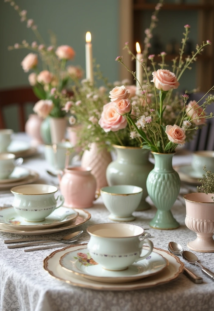 12 Stunning Easter Table Decor Ideas That Will Wow Your Guests (You Won't Believe #5!) - 8. Vintage Elegance