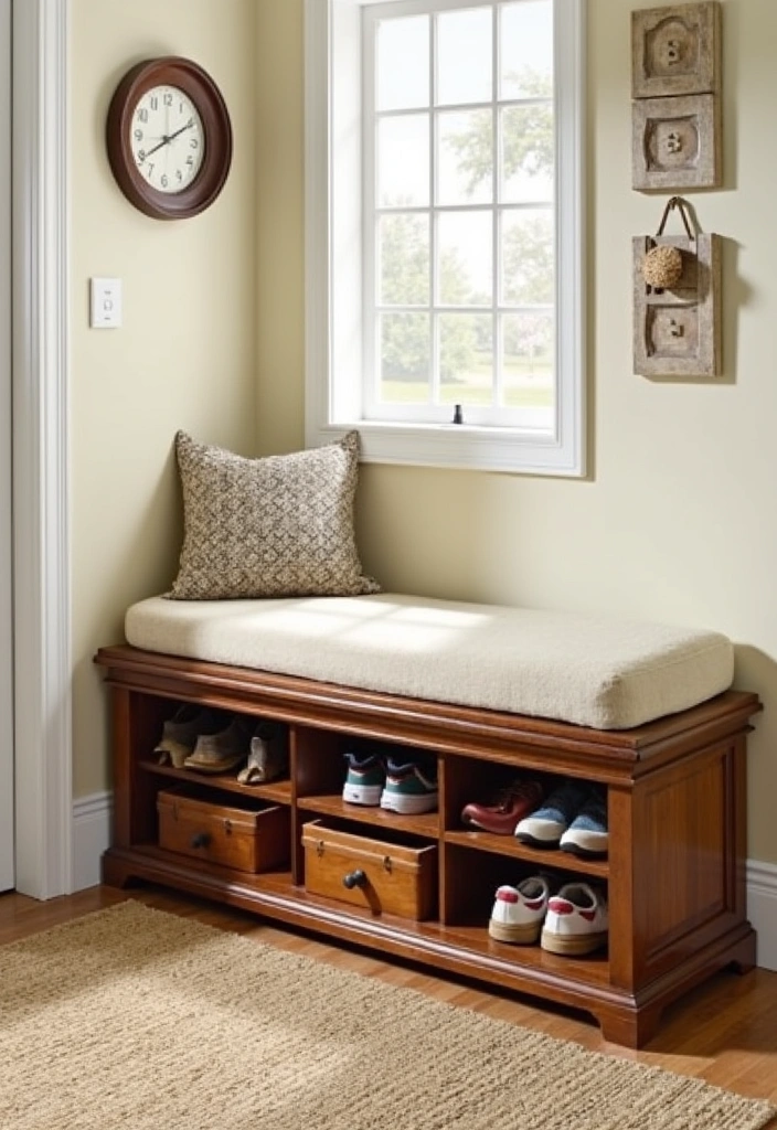 12 Stunning Shoe Rack Ideas That Will Transform Your Entryway (You Won't Believe #5!) - 2. Under-Bench Shoe Storage
