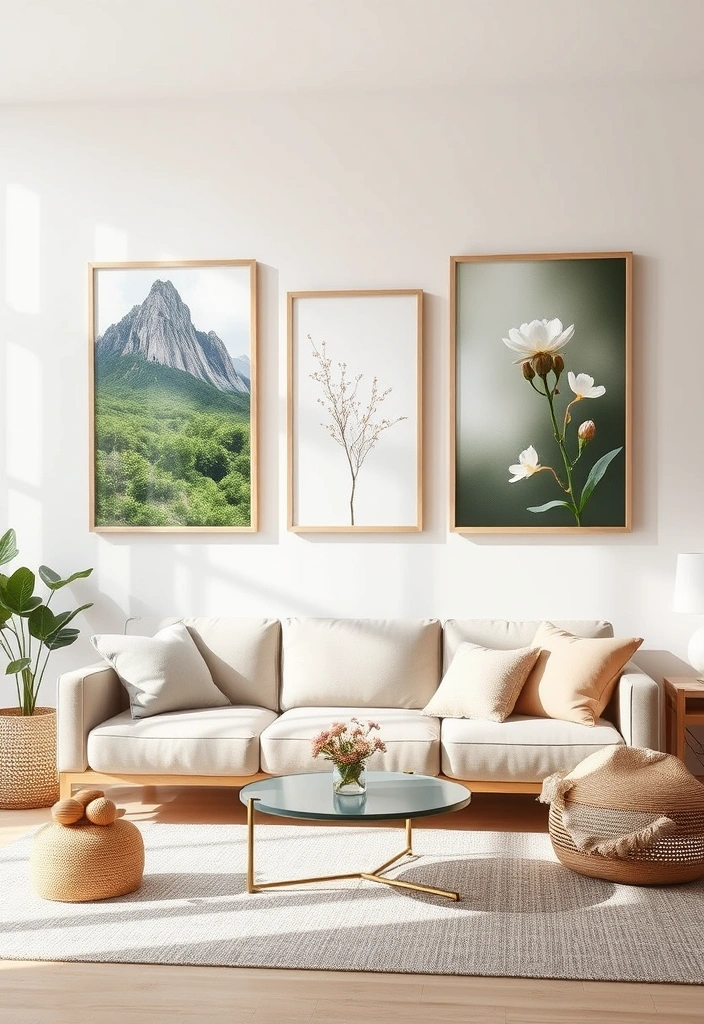 13 Romantic Wall Art Ideas to Spice Up Your Home on a Budget! 💖 - 7. Romantic Nature Prints