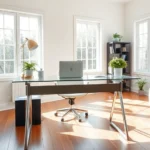 14 Gorgeous Glass Desk Ideas to Skyrocket Your Home Office Style (You'll Want #2!)