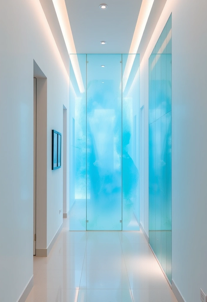 14 Stunning Glass Wall Art Pieces That Transform Any Room (You Won't Believe #7!) - 1. Ethereal Elegance: Translucent Glass Panels