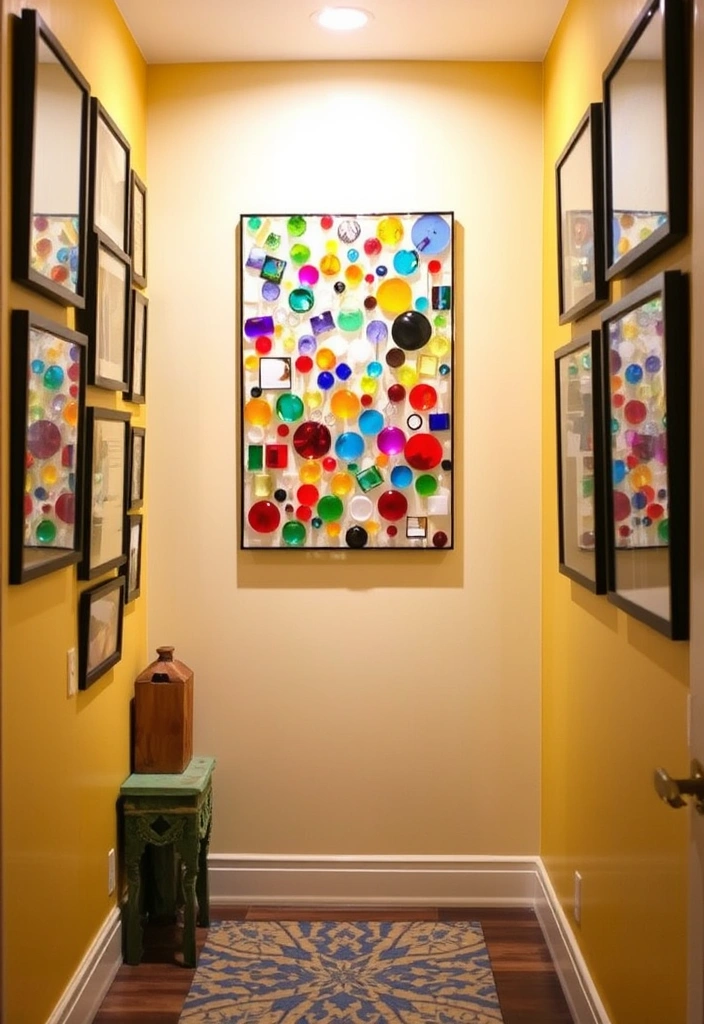 14 Stunning Glass Wall Art Pieces That Transform Any Room (You Won't Believe #7!) - 10. Glass Collage Art