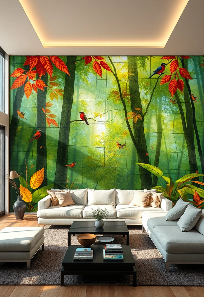 14 Stunning Glass Wall Art Pieces That Transform Any Room (You Won't Believe #7!) - 2. Nature-Inspired Glass Art